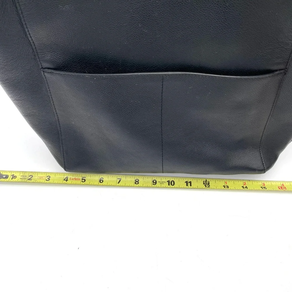 Mina Baie Diaper Bag Leather Backpack Women Large Black Good Condition